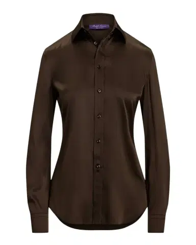 Ralph Lauren Collection Cameron II Straight Fit Charmeuse Shirt | Thumbnail 1 Ralph Lauren Collection Cameron II Straight Fit Charmeuse Shirt | Thumbnail 1