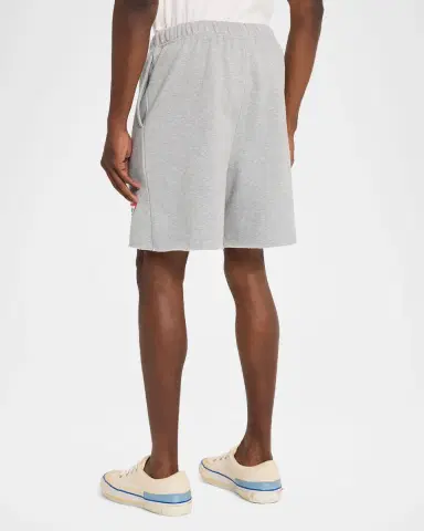 PURPLE Men's Turbo Type Logo Fleece Shorts | Thumbnail 3