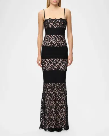 Herve Leger The Marielle Lace Gown | Thumbnail 2