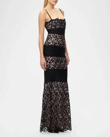 Herve Leger The Marielle Lace Gown | Thumbnail 4