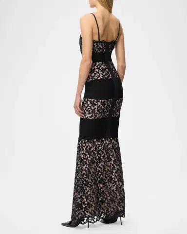 Herve Leger The Marielle Lace Gown | Thumbnail 6