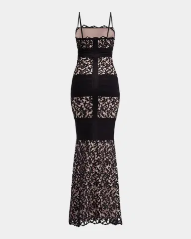 Herve Leger The Marielle Lace Gown | Thumbnail 7