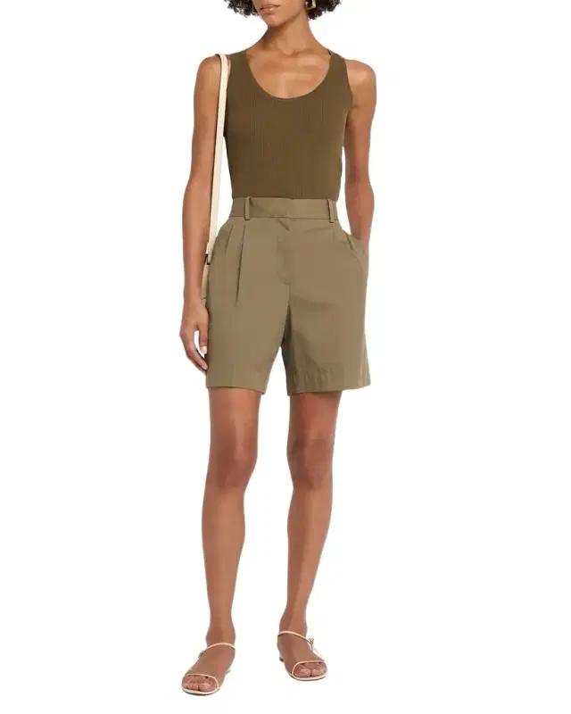 Max Mara Scoop-Neck Ribbed Tank Top