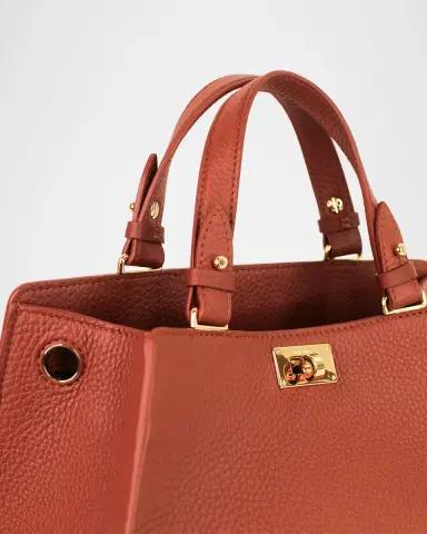 Michino Paris Trocadero Mini Leather Top-Handle Bag | Thumbnail 4
