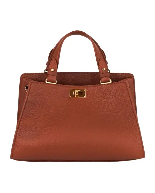 Michino Paris Trocadero Mini Leather Top-Handle Bag