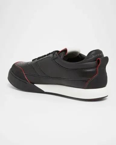Givenchy Men's Yard Court Leather Low-Top Sneakers | Thumbnail 3 Givenchy Men's Yard Court Leather Low-Top Sneakers | Thumbnail 3
