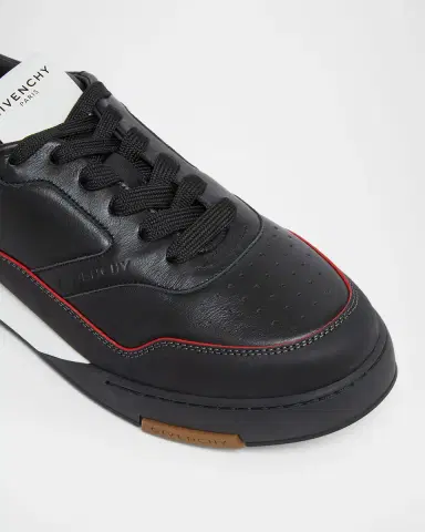 Givenchy Men's Yard Court Leather Low-Top Sneakers | Thumbnail 4 Givenchy Men's Yard Court Leather Low-Top Sneakers | Thumbnail 4