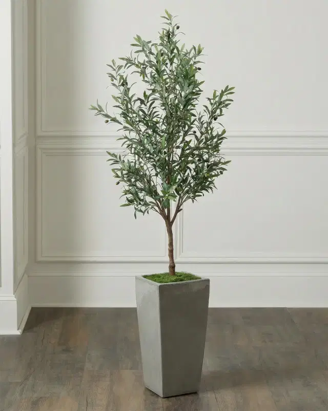 John-Richard Collection Garden Olive Faux Tree, 87"