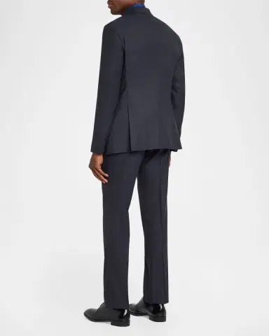 Giorgio Armani Men's Tonal Check Single-Breasted Suit | Thumbnail 2 Giorgio Armani Men's Tonal Check Single-Breasted Suit | Thumbnail 2