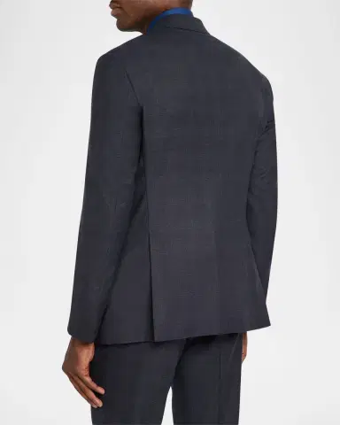 Giorgio Armani Men's Tonal Check Single-Breasted Suit | Thumbnail 4 Giorgio Armani Men's Tonal Check Single-Breasted Suit | Thumbnail 4