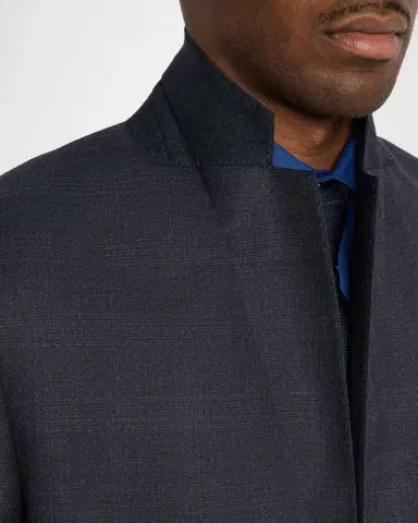 Giorgio Armani Men's Tonal Check Single-Breasted Suit | Thumbnail 7 Giorgio Armani Men's Tonal Check Single-Breasted Suit | Thumbnail 7