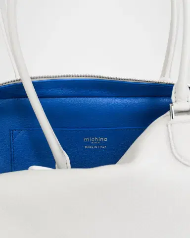 Michino Paris Tuilerie PM Leather Boston Top-Handle Bag | Thumbnail 3 Michino Paris Tuilerie PM Leather Boston Top-Handle Bag | Thumbnail 3