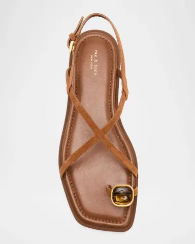 Rag & Bone Remi Suede Toe-Ring Flat Sandals | Thumbnail 6 Rag & Bone Remi Suede Toe-Ring Flat Sandals | Thumbnail 6