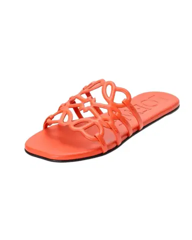 Loewe x Paula's Ibiza Petal Leather Anagram Slide Sandals | Thumbnail 1 Loewe x Paula's Ibiza Petal Leather Anagram Slide Sandals | Thumbnail 1