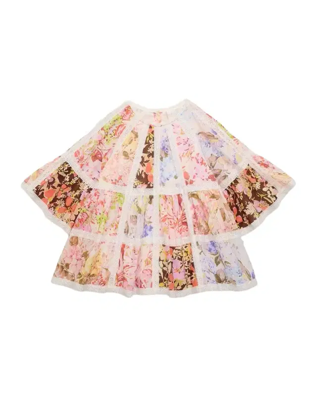 Girl 's Solstice Splice Cotton Dress, Size 1-1