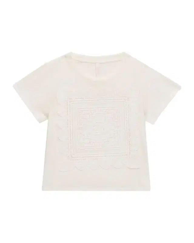 Zimmermann Girl 's Solstice Applique Linen-Cotton T-Shirt, Size 1-12