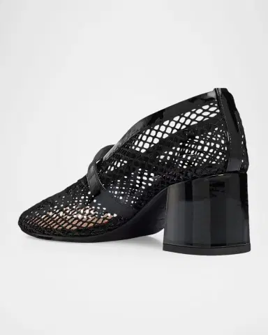 Alaïa 55mm Fishnet Ballerina Pumps | Thumbnail 4 Alaïa 55mm Fishnet Ballerina Pumps | Thumbnail 4