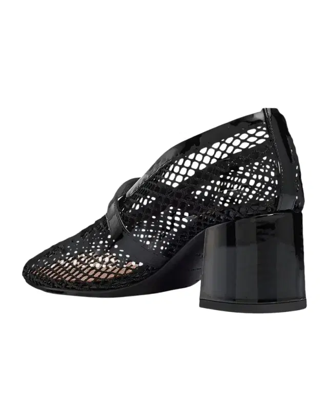 ALAÏA 55mm Fishnet Ballerina Pumps