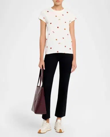 rag & bone All Over Tomato Baby Tee | Thumbnail 2 rag & bone All Over Tomato Baby Tee | Thumbnail 2