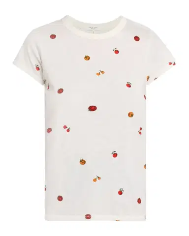 rag & bone All Over Tomato Baby Tee | Thumbnail 1 rag & bone All Over Tomato Baby Tee | Thumbnail 1