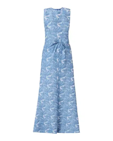 Shoshanna Loren Sleeveless Floral Jacquard Gown | Thumbnail 1