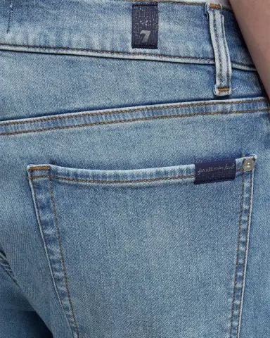 7 For All Mankind Men's Slimmy 5-Pocket Jeans | Thumbnail 5