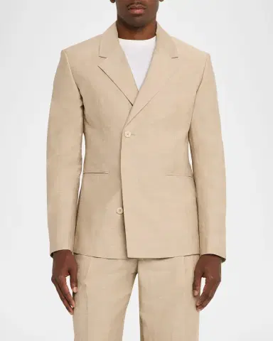 Jacquemus Men's La Veste Melo Double-Breasted Sport Coat | Thumbnail 3 Jacquemus Men's La Veste Melo Double-Breasted Sport Coat | Thumbnail 3
