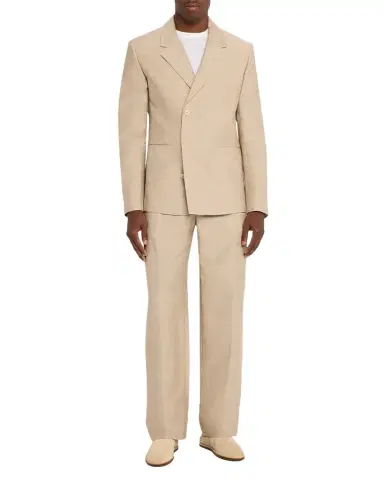 Jacquemus Men's La Veste Melo Double-Breasted Sport Coat | Thumbnail 1 Jacquemus Men's La Veste Melo Double-Breasted Sport Coat | Thumbnail 1