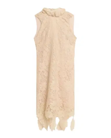 GIUSEPPE DI MORABITO Fringe-Hem Sleeveless Lace Mini Dress | Thumbnail 1