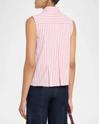 Cinq à Sept Jill Rose Stripe Top | Thumbnail 3
