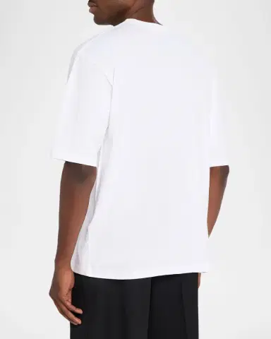 Jacquemus Men's Plage Logo Applique Crewneck T-Shirt | Thumbnail 2