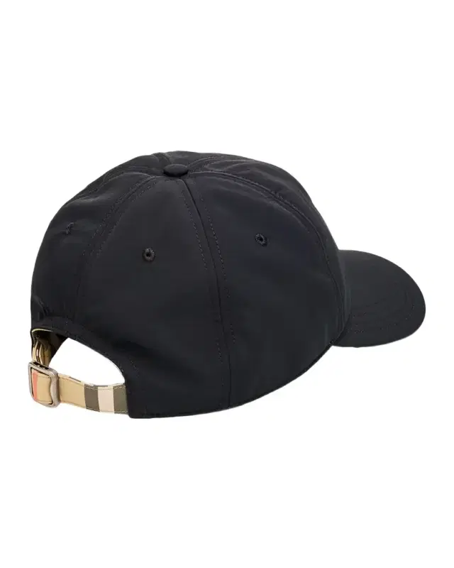 Burberry Men 's Check-Lined Equestrian Knight Baseball Cap