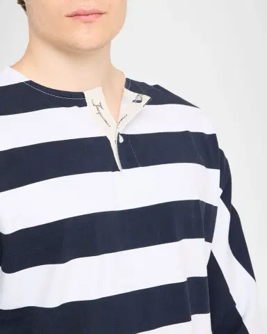 Jacquemus Men's Le Mariner Stripe Cotton Long-Sleeve T-Shirt | Thumbnail 4