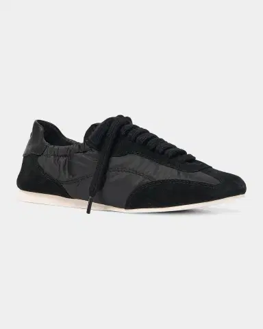 Simkhai Georgie Nylon and Suede Low-Top Sneakers | Thumbnail 3 Simkhai Georgie Nylon and Suede Low-Top Sneakers | Thumbnail 3