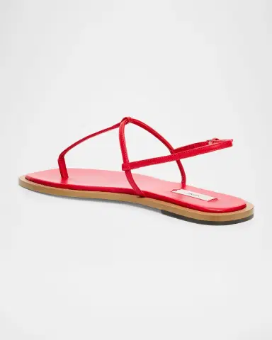 TOTEME Purist T-Strap Nappa Leather Sandals | Thumbnail 3 TOTEME Purist T-Strap Nappa Leather Sandals | Thumbnail 3