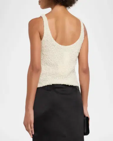 GIUSEPPE DI MORABITO Beaded Scoopneck Tank Top | Thumbnail 3