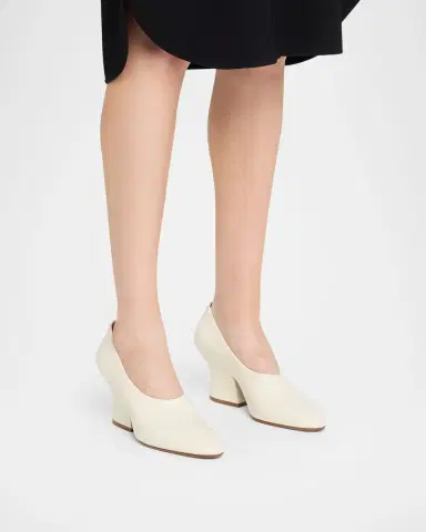 Jil Sander 75mm Lune Leather Pumps | Thumbnail 2