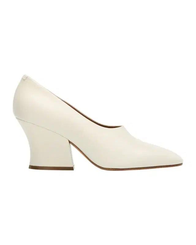 Jil Sander 75mm Lune Leather Pumps