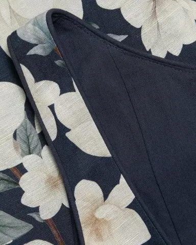 SACHIN & BABI Teresa Lace-Trim Floral Midi Dress | Thumbnail 6