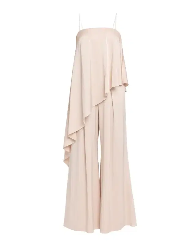 Jade Draped Wide-Leg Jumpsuit