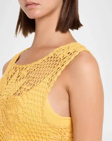 SIMKHAI Fynch Crochet Mini Dress | Thumbnail 5 SIMKHAI Fynch Crochet Mini Dress | Thumbnail 5