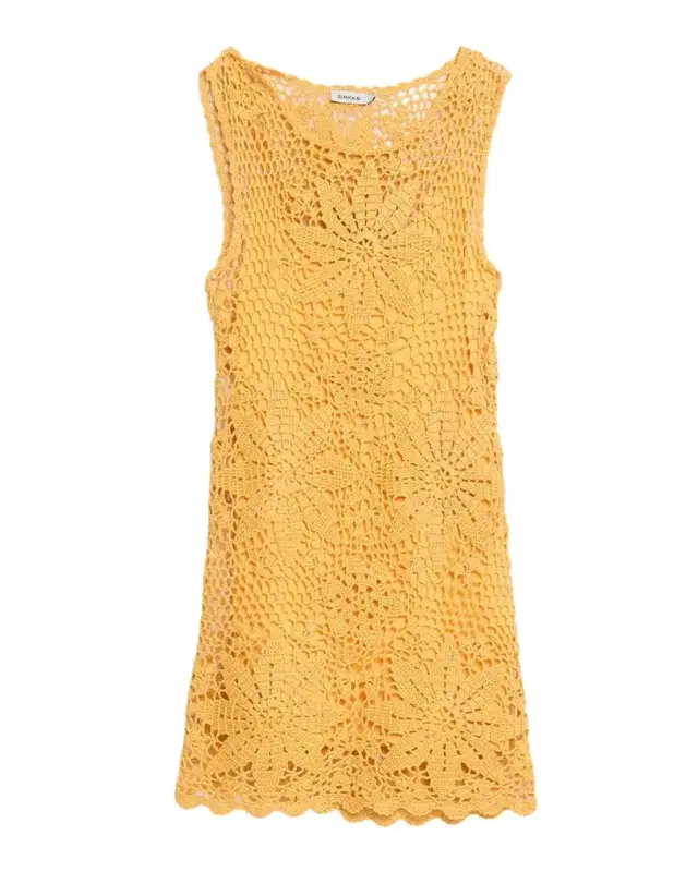 SIMKHAI Fynch Crochet Mini Dress