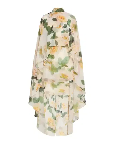 Ungaro Fiona Draped Floral-Print Mini Dress | Thumbnail 1 Ungaro Fiona Draped Floral-Print Mini Dress | Thumbnail 1