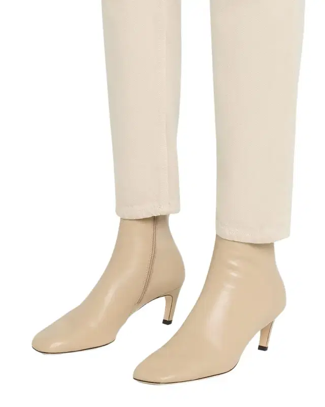 Toteme 50mm Soft Nappa Leather Ankle Boots