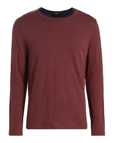 Vince Men's Fine Slub Cotton Double-Layer Crewneck T-Shirt | Thumbnail 1 Vince Men's Fine Slub Cotton Double-Layer Crewneck T-Shirt | Thumbnail 1