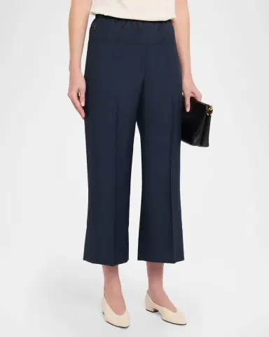 Theory Cropped Wide-Leg Pants | Thumbnail 4 Theory Cropped Wide-Leg Pants | Thumbnail 4