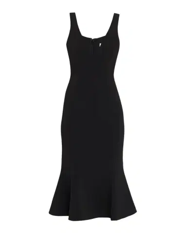 Prabal Gurung V-Neck Sleeveless Flounce Hem Dress | Thumbnail 1