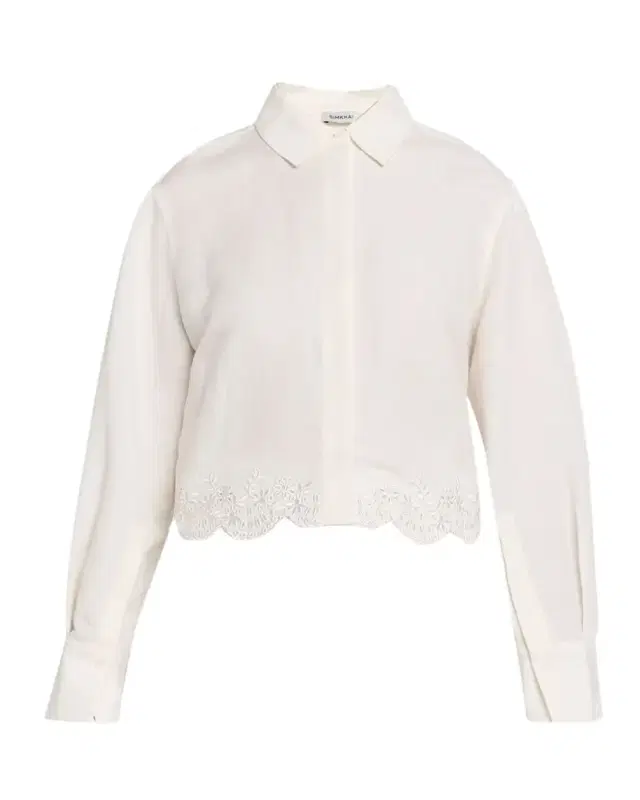SIMKHAI Ames Embroidered Linen-Blend Shirt
