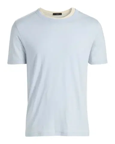 Vince Men's Fine Slub Double-Layer Crewneck T-Shirt | Thumbnail 1 Vince Men's Fine Slub Double-Layer Crewneck T-Shirt | Thumbnail 1