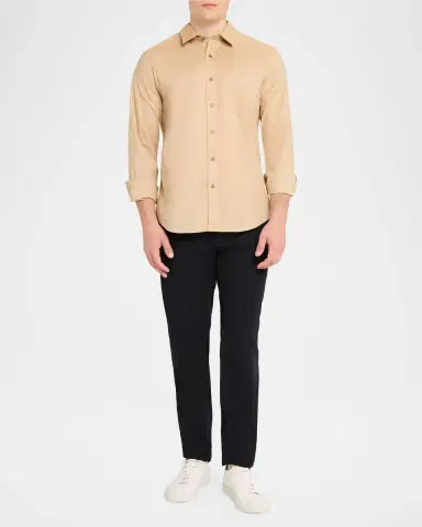Vince Men's Poplin Separate Button-Placket Shirt | Thumbnail 2 Vince Men's Poplin Separate Button-Placket Shirt | Thumbnail 2